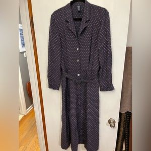 LANDS END LONG SLEEVE DRESS - 10